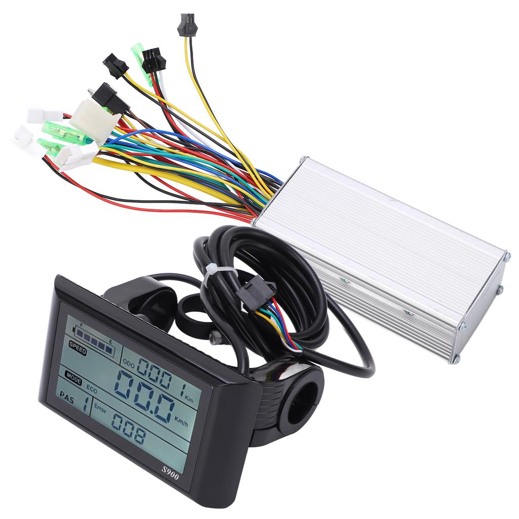 36 48V 500 750W Electric Bicycle Scooter Brushless Controller Kit with 9 Mosfet LCDS900 Meter
