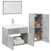 VidaXL 3-piece Bathroom Furniture Set Concrete Grey, Bathroom Cabinet, Bathroom Cupboard, Furniture of 3324871