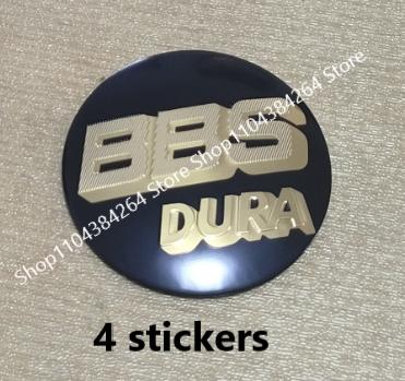 4pcs BBS DURA Logo 70mm Curved Surface Sticker Car Wheel Hub Center Cap Hub for BBS 0924 0924030 Center HubCaps