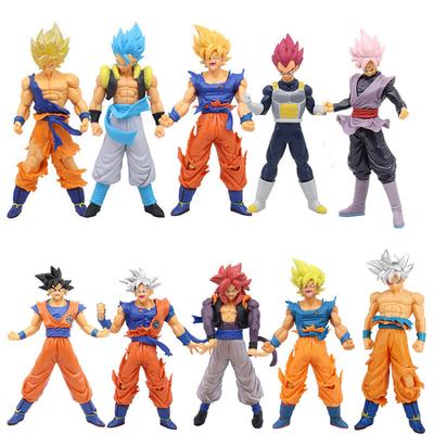 Dragon Ball Z 17-18CM Super Saiyan Son Goku & Vegeta Anime Actiefiguren Verzamelaar Model Speelgoed voor Kinderen Cadeau