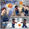 6pcs M8070 Sports Figure Basketball Building Block Cartoon Athlete Doll Children's Toy