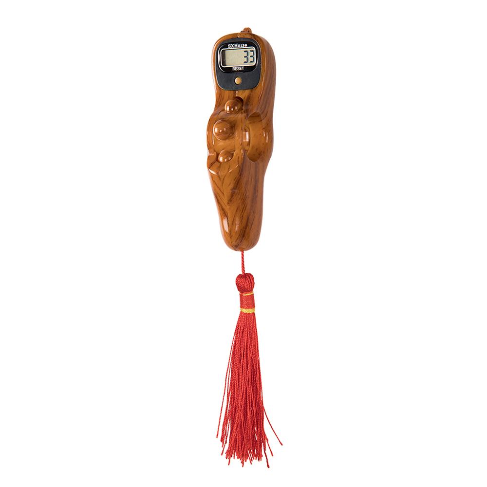 Hand Counter Portable Digital Beads Counter Lcd Digital Electronic Rosary Beads Tally Toy Tassel for Meditation Muslim Prayer 1