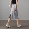 SOFSIL Women's Textured High-Waist Slit Midi Skirt