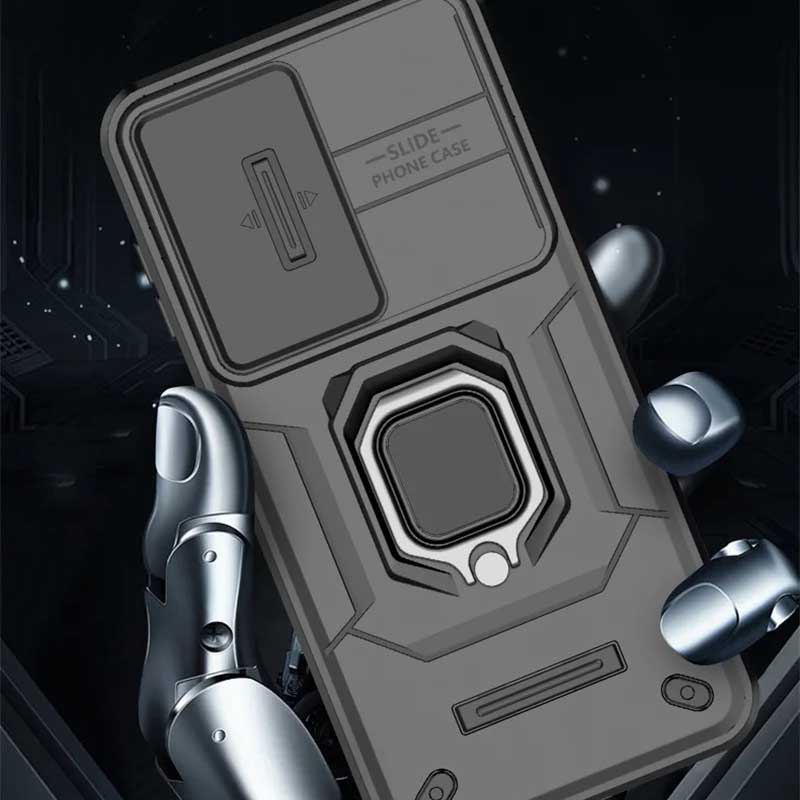 Shockproof Magnetic Ring Holder Armor Case For Samsung Galaxy A56 A36 A26 A35 A25 A15 A54 A34 Slide Lens Camera Protection Cover