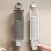 Dustproof Disposable Cup Dispenser Suction Cup Cup Picker Paper Cup Storage Rack  for Kitchen