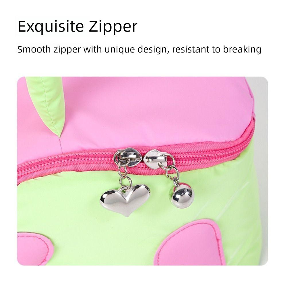 Korean Style Cartoon Makeup Bags House Shape Toiletries Storage Pouch Travel Wash Handbag  Outdoor