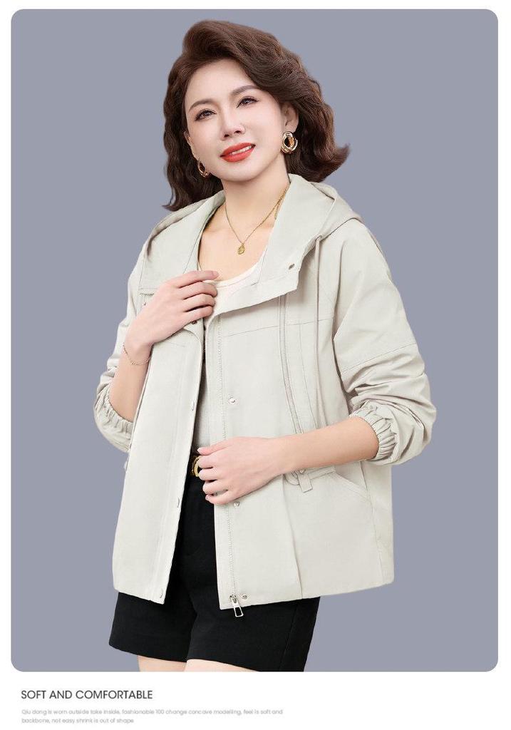 2026 Spring Jacket for Stylish Middle-Aged Women - Plus Size