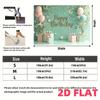 2D Mint Green Happy Birthday Backdrop with Pink Balloons & Floral Photography Background