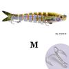 New Lure Multi Section Bait 19g Lure Plastic Bait Multi Section Fish Hard Bait