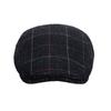 Plaid Beret Men's Autumn Winter Thick British Woolen Peaked Cap Newsboy Caps for Men Forward Cap Paintsman's Cap Driver Ivy Hat