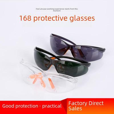 Occhiali di sicurezza antiurto 168 per edilizia, saldatura e protezione del lavoro
