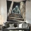 Horrible Basement Wall Hanging Printed Fabric Blanket Decorative Tapestries for Bedroom Living Room Home Decor