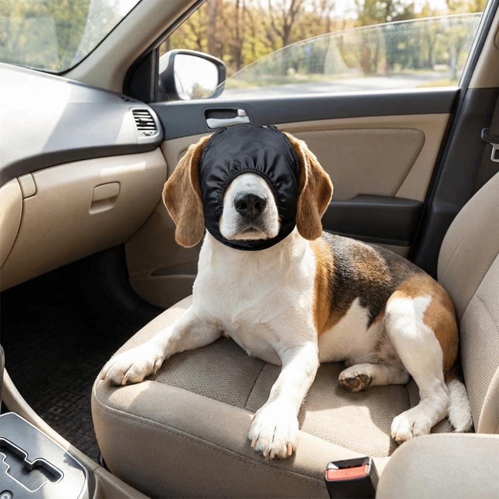 Breathable Cat Shade Hood Adjustable Cat Calming Eye Mask Dog Motion Sickness Hood  Car Travel