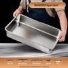 Chixing 304 Stainless Steel Commercial Rectangular Tray