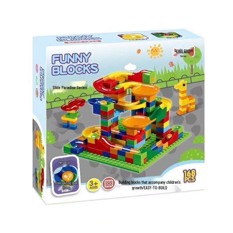 Large Particle Building Blocks for 3-6 Year Olds - Compatible with Lego, DIY Educational Toy Set for Early Childhood Development