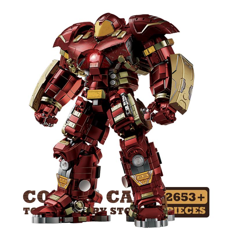 Non-Toxic Super Mecha Robot Moc Bricks Action Figures Toys Armor Warrior Mechanical Hero Building Blocks 3D Model Adult Children Gifts