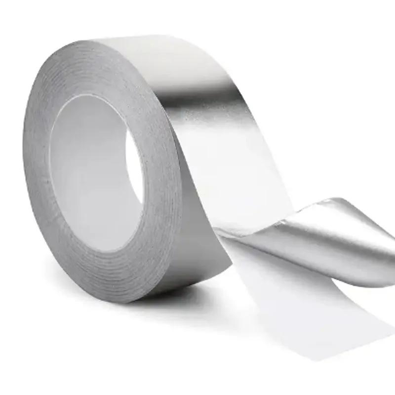 5m/Roll High Temperature Resistance Aluminum Foil Tape Kitchen Pipe Repair Self Adhesive Sealing Heat Insulation Durable Tape