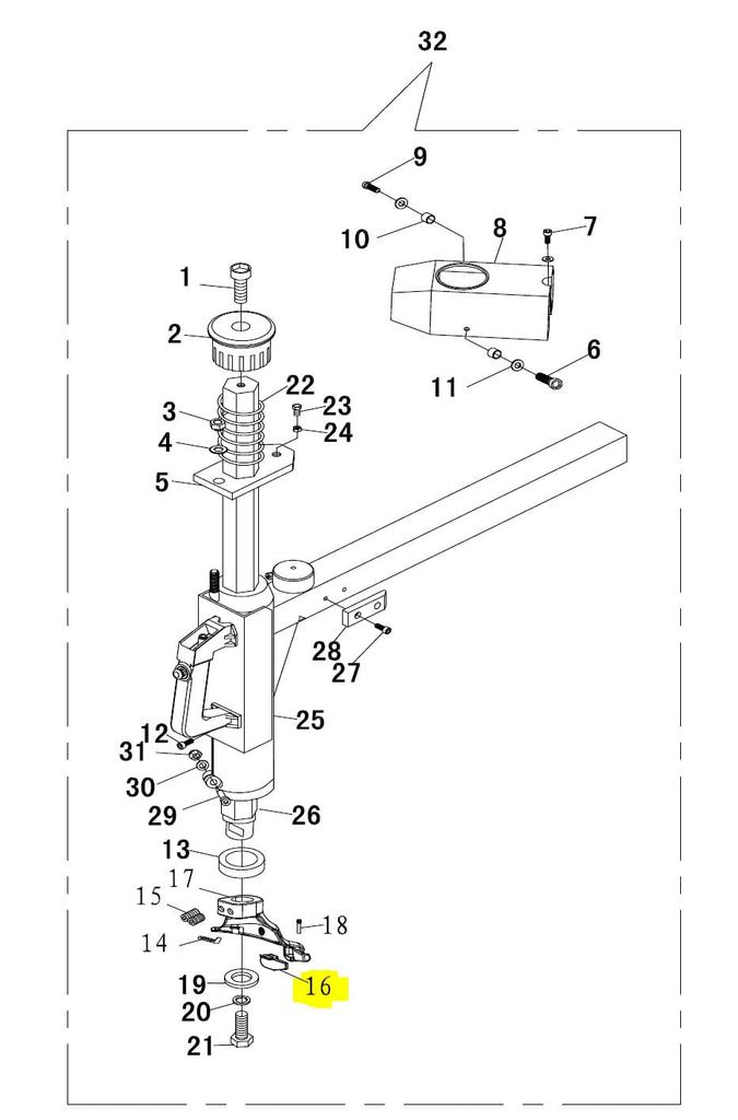 Plastic Mounting Foot Cover Type O