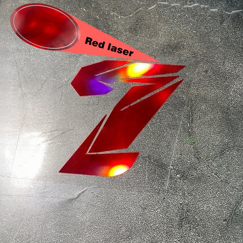 1 Stück 0 bis 9 Rote Laser-Zahl Motorradaufkleber Wasserdicht für DIY Motorrad Kraftstofftank Frontverkleidung Helm Kotflügel Vinylaufkleber