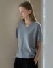 Nutopeu Wholegarment Wool Short Sleeve Knit_Gray