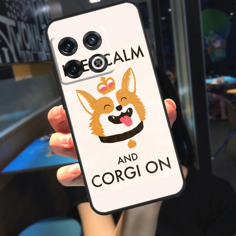 Cartoon Walisischer Shiba Corgi Hund Hülle Für OnePlus 13 12 R 11 9 10 Pro 8T 9RT 10T OnePlus Nord 4 CE 2 3 Lite N30 N20 Hülle