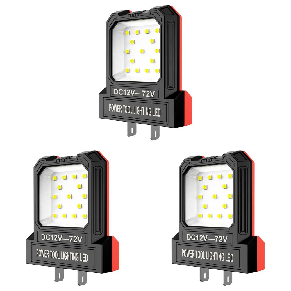 Super Bright Floodlight 12V-72V LED Long-Lasting Strong Light with 2 Modes Lighting No Battery Spotlight 550LM Outdoor Lighting