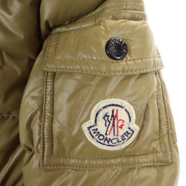 Moncler Hooded Down Jacket 6A Brown Kid's Used