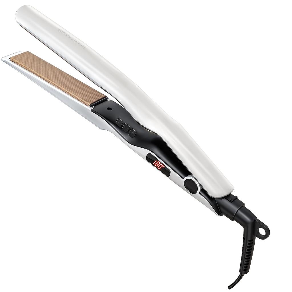 BAYATA Silk Pro Hair Iron Instant Negative International 12 Temperature LCD Temperature Rotating Auto Hair Hair PSE Certified [No Evaporation, 120°C -