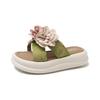 Versatile Sandals Beach Shoes Flower French Beautiful with Skirt Cool Slippers Women's 2025 New Summer Fashion