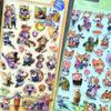4 Stück Süße Anime Zootopia 2 3D Blasensticker Lustiger Cartoon Aufgeblasener Sticker Laptop Handy Gepäck Belohnungsaufkleber Dekoration