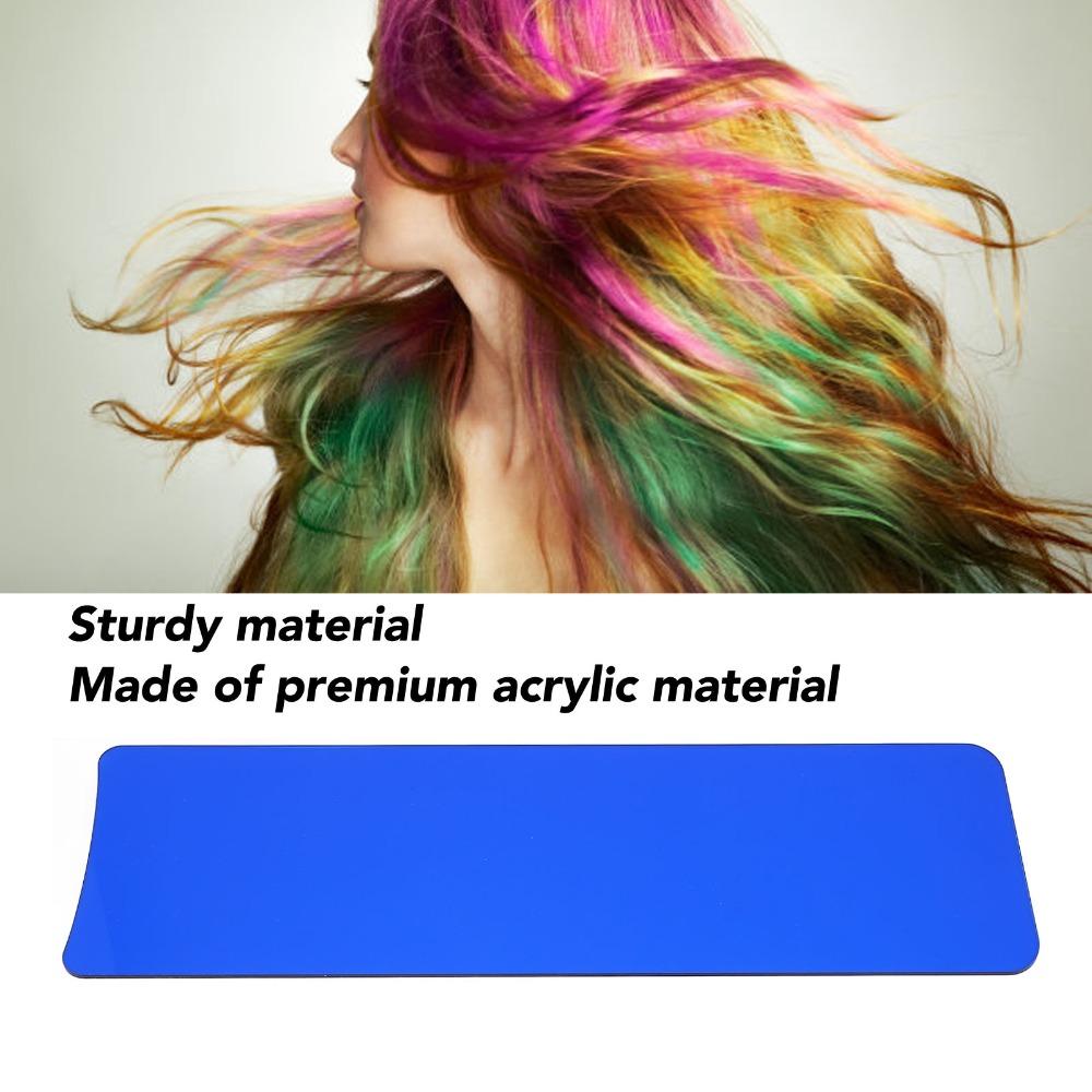 Double Sided Balayage Board Acrylic Material Hair Dye Board Highlighting Paddle Hair Salon