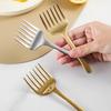 Stainless Steel Fruit 6 Toothed Fork Dessert Forks Lunch Box Accessories Household Tableware Kitchen Salad Western Cutlery Gifts