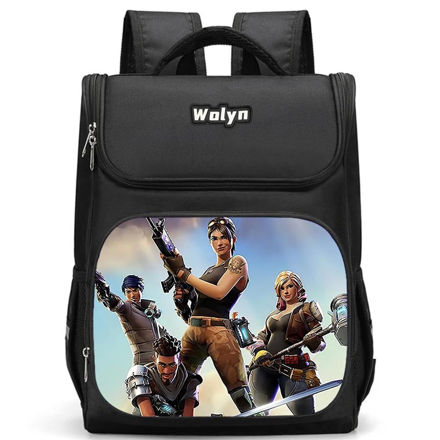 Fortnite Roomy Animated School Daily Pack with Multiple Compartments, Durable Children Backpack for Boys & Girls Ages 6-10
