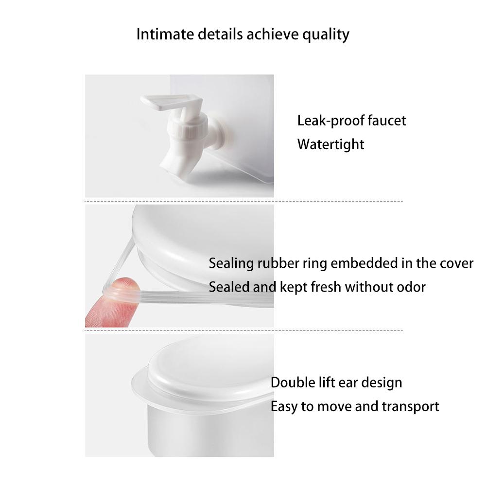 (ZH) Household refrigerator water pitcher with tap, suitable for making lemon water, fruit tea, and other beverages in