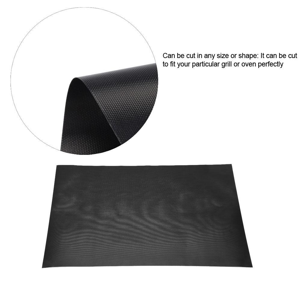 2pcs Non Stick BBQ Grill Roast Mat Sheet Cooking Baking Liners Reusable Outdoor Picnic Fry Cooking