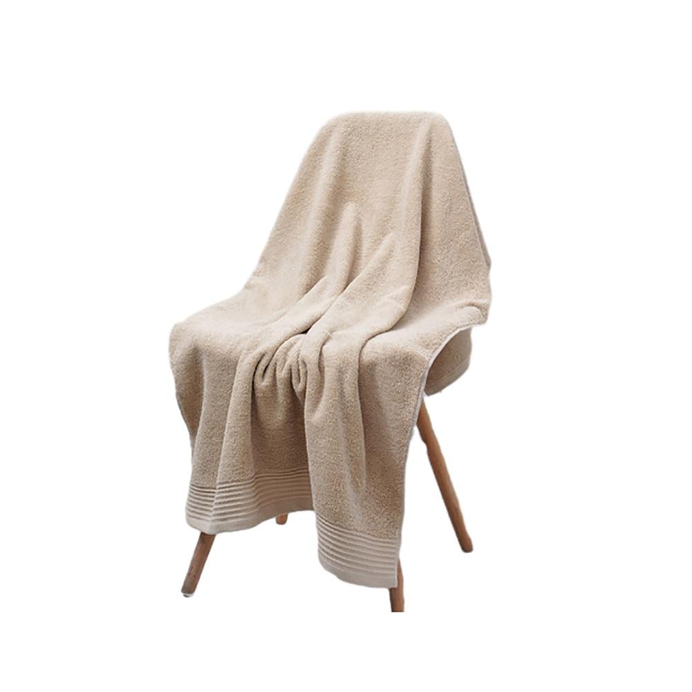 Bath Towel, Quick Dry, Highly Absorbent, Soft Feel Towels, 55 x 17.5 In Absorbent Soft Cotton Towels For Bath, Hand, Face, Gym And Spa Daily Use Brown