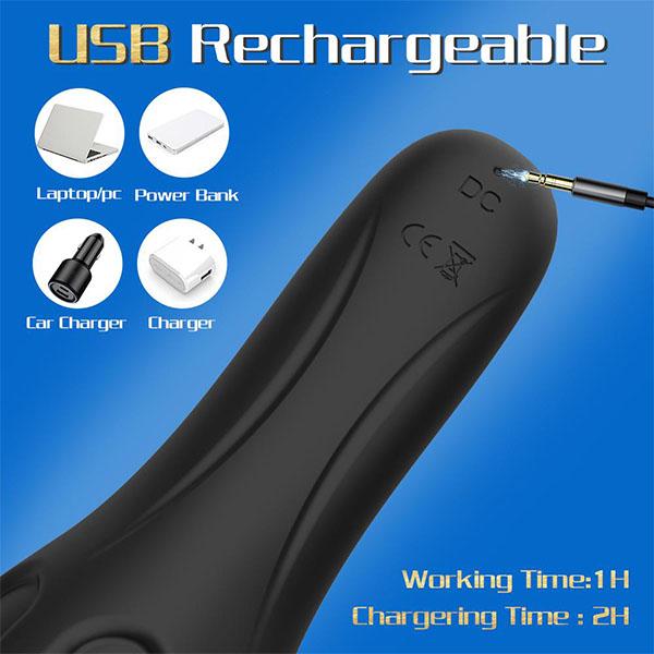 Glans Trainer for Men Powerful Vibrating Penis G Spot Masturbator Soft Fingertip Prolong Endurance Massage Vibrator Erotic Toys