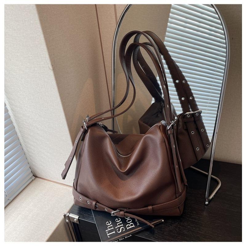 Large Capacity Shoulder Bag Women's New Autumn and Winter Fashion Messenger Bag Versatile Commuter Tote Bag