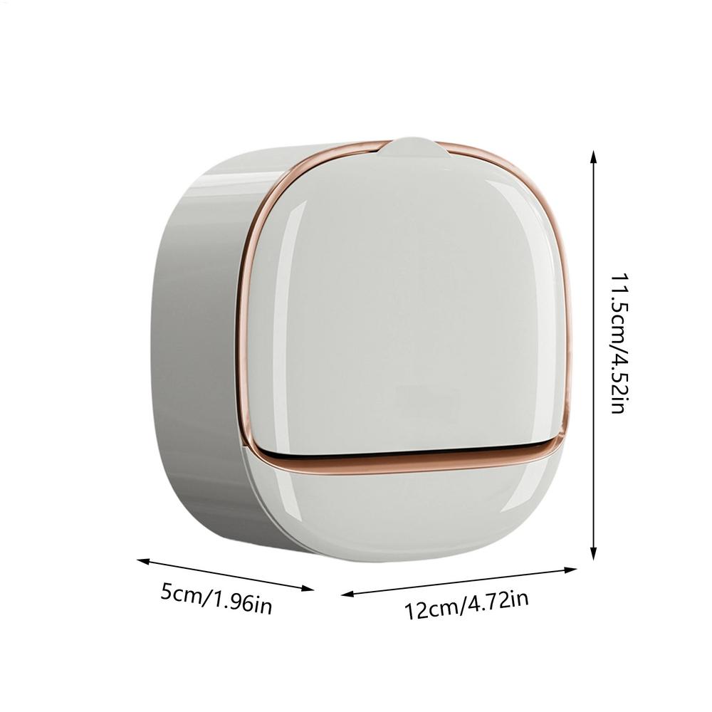 Soap Box Waterproof Adhesive Soap Rack with Drain Tray - Bar Soap Holder for Kitchen Sink, Home Bathroom, Laundry, Shower