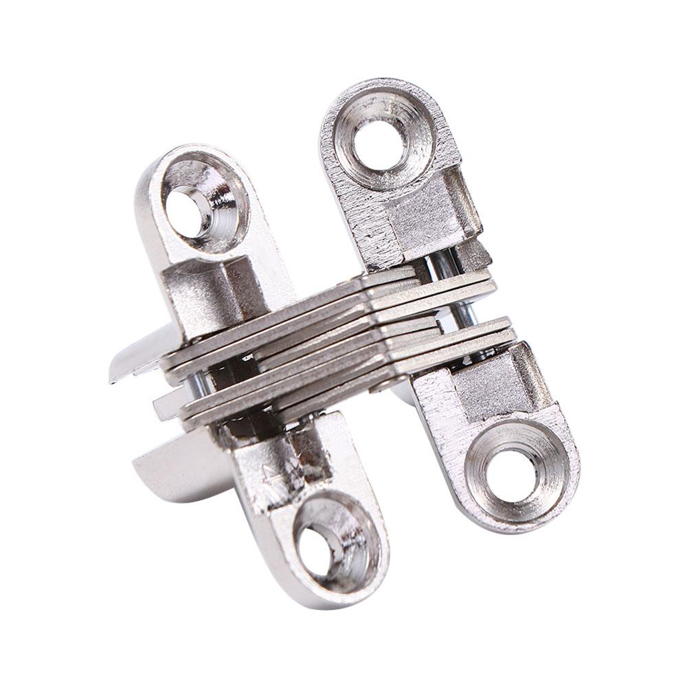 Hidden Folding Heavy Duty Furniture Worktop Oncealed Hardware Tool Door Hinge Hardware Cross Hinge