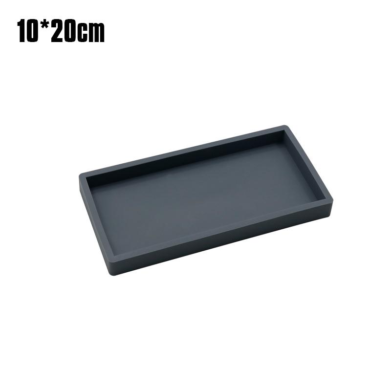 Bathroom Vanity Trays Silicone Kitchen Sink Countertop Dish Soap Sponge Storage Tray Toilet Tank Oval Storage Tray Home Decor