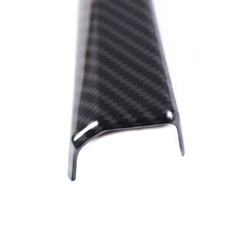For BMW 5 Series F10 2011-2017 ABS Carbon Fiber Car Center Console Gear Shift Side Decorative Strip Sticker Car Accessories