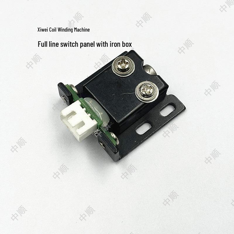 Xiwei Bobbin Winder Accessories: Cutter, Leather Pad, Full Bobbin Switch, and Clip Belt for Embroidery Machines