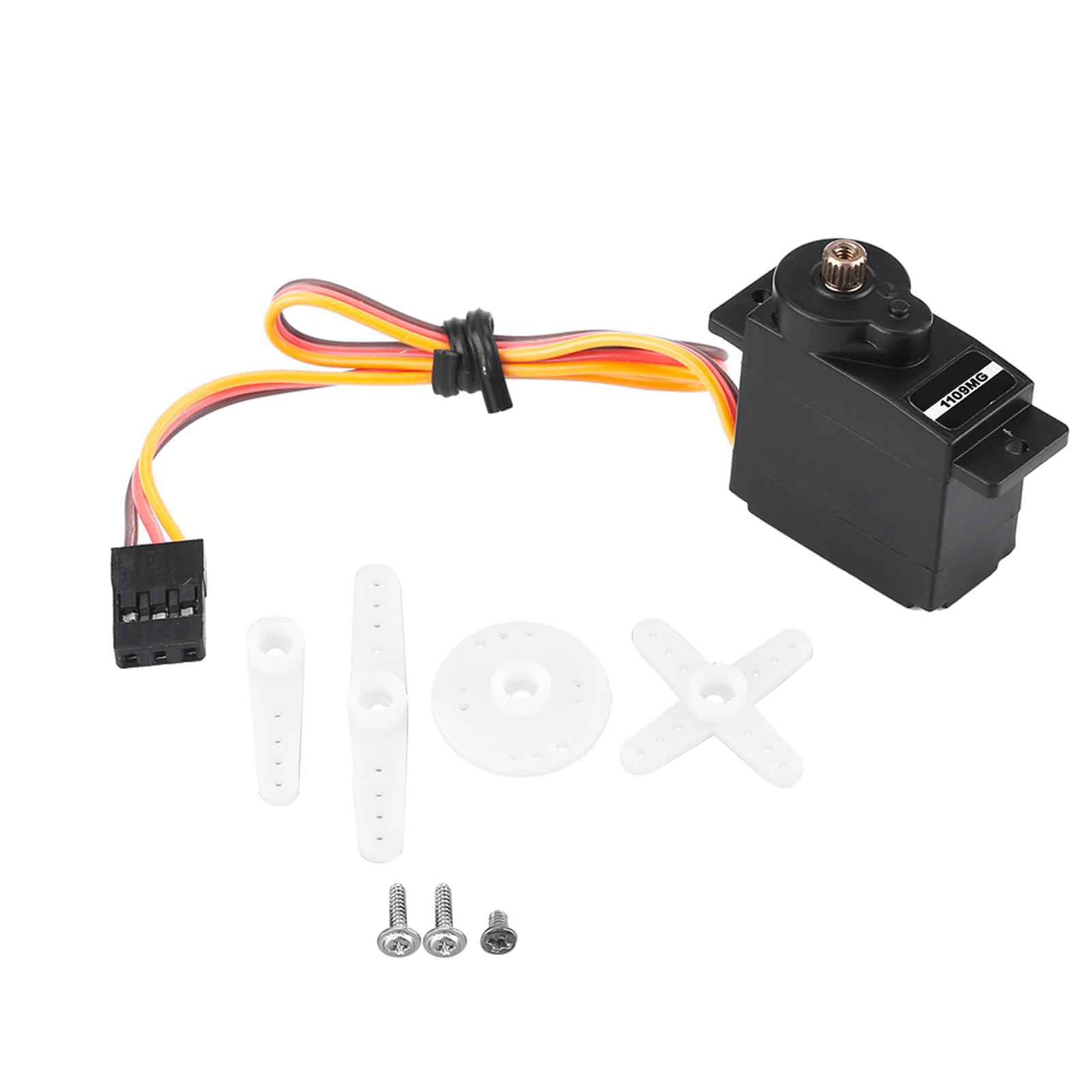 

Digital Micro Metal Gear 10g Core Analog Servo 4.86V for RC Model Fixed Wing Airplane