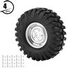4Pcs Wheel Tyres Rubber Tires With Hubs for 1 10 Scale RC Crawler Off road Truck Car