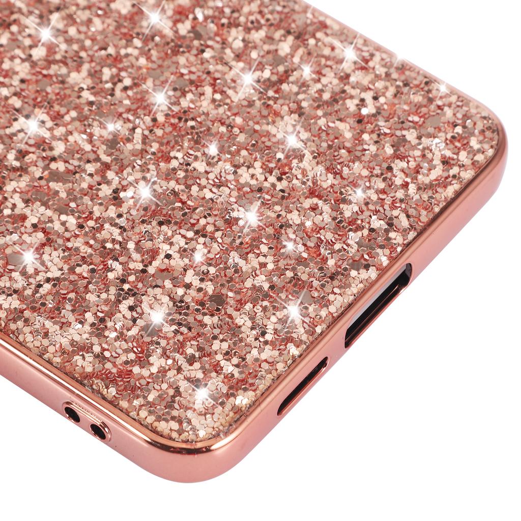 For Samsung Galaxy S25 Edge Case TPU + PC Sparkling Glitter Phone Back Cover