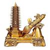Golden Thirteen-Layer Wenchang Pagoda Figurine
