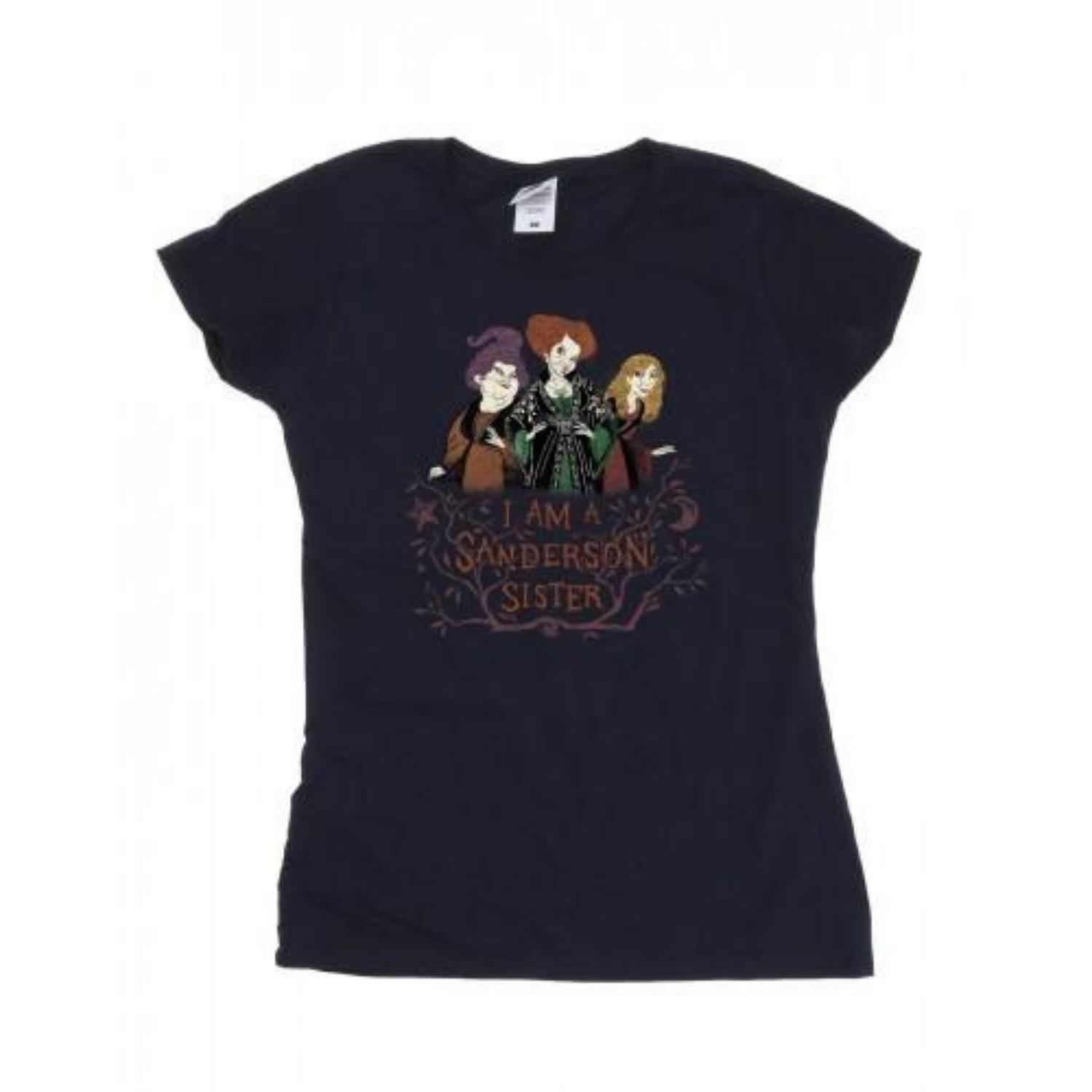 Disney Womens_Ladies Hocus Pocus Sanderson Sister Cotton T-Shirt S чёрный