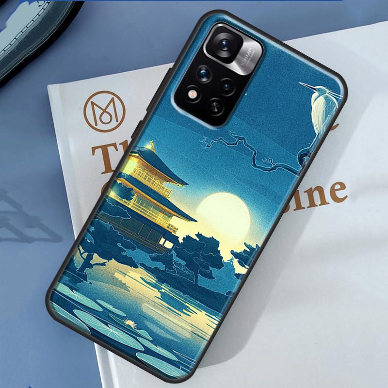 Japanese Style Art Case For Xiaomi Redmi 14C 13C 10C 12C Redmi Note 13 14 Pro 12 11 9 10 9S 10S 11S 12S Cover