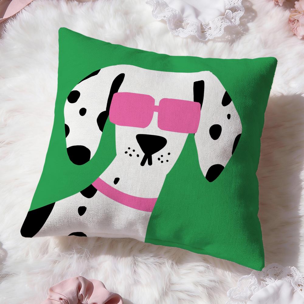 Cartoon Animal Cute Cushion Cover Premium Comfort Reversible Pillow Cove -Two in One Design for Any Room & Car Interior